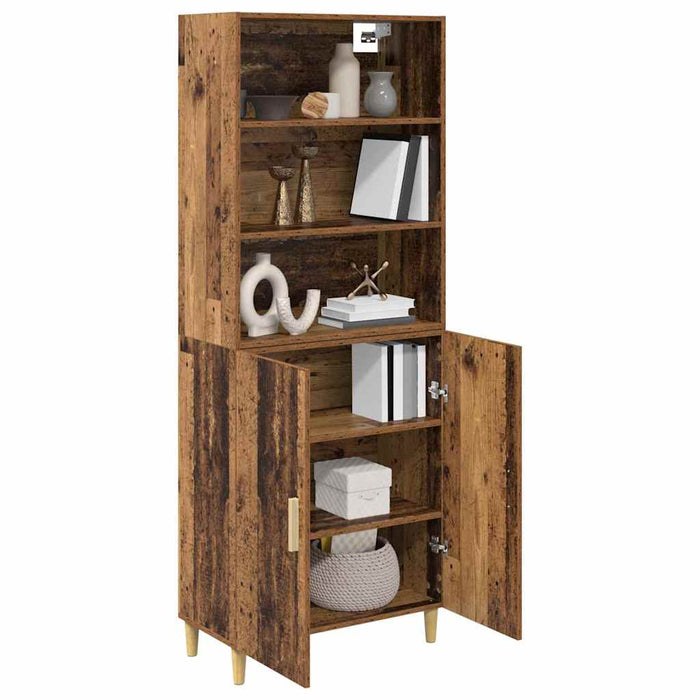 Bufet Lemn Vechi 69,5 x 32,5 x 180 cm Lemn compozit - WALTI WALTI