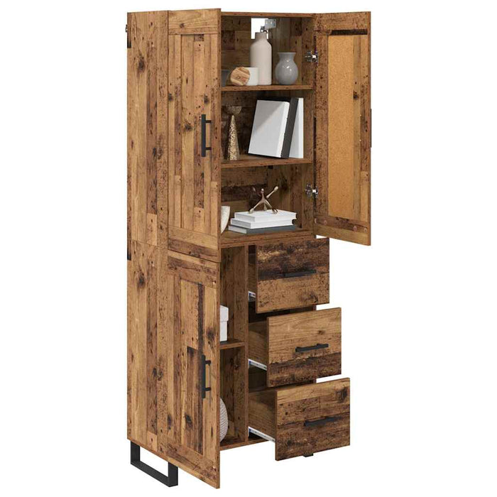 Bufet cu sertar Lemn vechi 69,5 x 34 x 180 cm Lemn compozit - WALTI WALTI