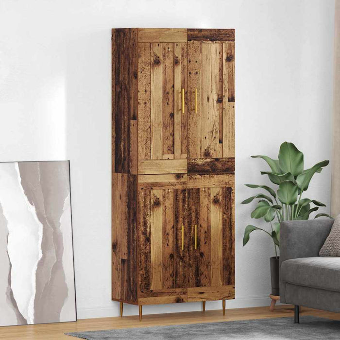 Bufet Lemn Vechi 69,5 x 34 x 180 cm Lemn compozit - WALTI WALTI