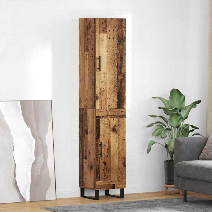 Bufet Lemn Vechi 34,5 x 34 x 180 cm Lemn compozit - WALTI WALTI