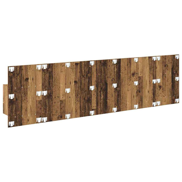 Tăblie cu Noptieră cu sertar 3 pcs Lemn Vechi Lemn compozit - WALTI WALTI