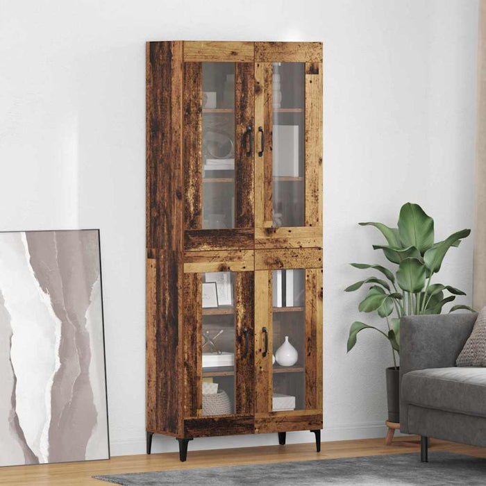 Bufet Pe perete Lemn Vechi 69,5 x 34 x 180 cm Lemn compozit - WALTI WALTI