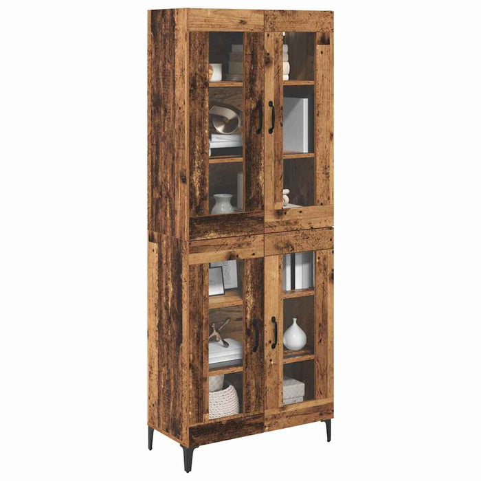 Bufet Pe perete Lemn Vechi 69,5 x 34 x 180 cm Lemn compozit - WALTI WALTI
