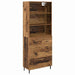 Bufet cu sertar 2 pcs Lemn Vechi Lemn compozit - WALTI WALTI