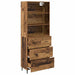 Bufet cu sertar 2 pcs Lemn Vechi Lemn compozit - WALTI WALTI