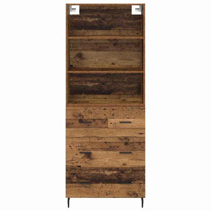 Bufet cu sertar 2 pcs Lemn Vechi Lemn compozit - WALTI WALTI
