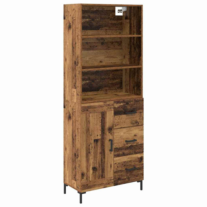 Bufet cu sertar Lemn vechi 69,5 x 34 x 180 cm Lemn compozit - WALTI WALTI