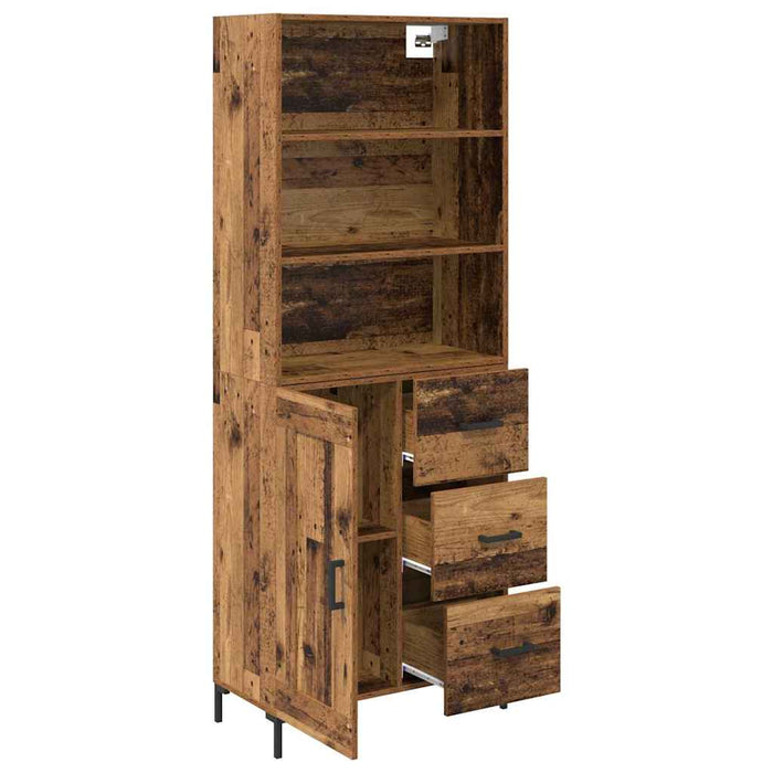 Bufet cu sertar Lemn vechi 69,5 x 34 x 180 cm Lemn compozit - WALTI WALTI