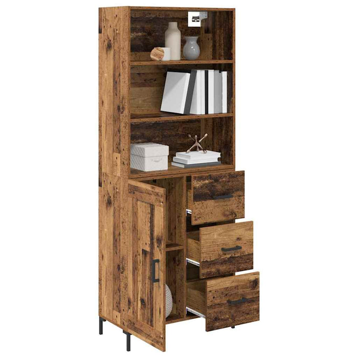 Bufet cu sertar Lemn vechi 69,5 x 34 x 180 cm Lemn compozit - WALTI WALTI