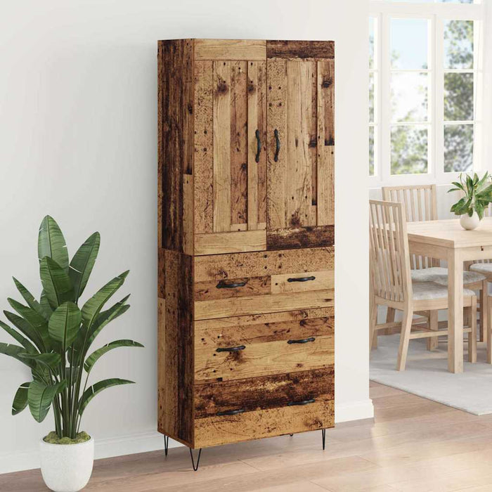 Bufet cu sertar Lemn Vechi 69,5 x 34 x 180 cm Lemn compozit - WALTI WALTI