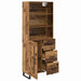 Bufet cu sertar 2 pcs Lemn vechi Lemn compozit - WALTI WALTI