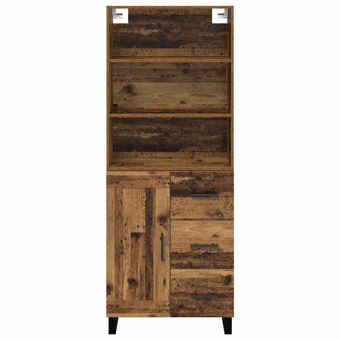 Bufet cu sertar 2 pcs Lemn vechi Lemn compozit - WALTI WALTI
