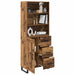 Bufet cu sertar 2 pcs Lemn vechi Lemn compozit - WALTI WALTI