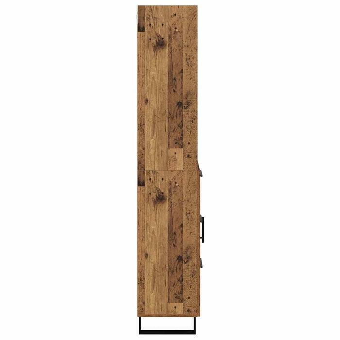 Bufet cu sertar 2 pcs Lemn vechi Lemn compozit - WALTI WALTI