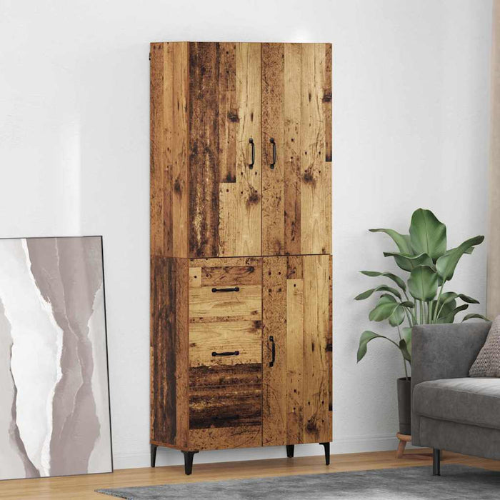 Bufet Pe perete Lemn Vechi 69,5 x 34 x 180 cm Lemn compozit - WALTI WALTI