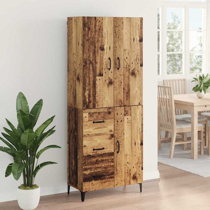 Bufet Pe perete Lemn Vechi 69,5 x 34 x 180 cm Lemn compozit - WALTI WALTI