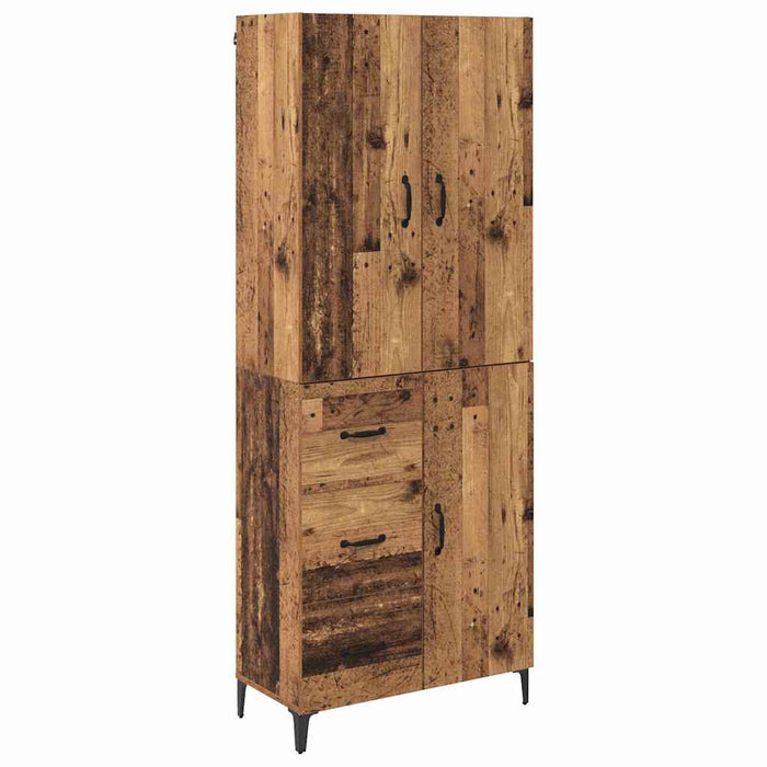 Bufet Pe perete Lemn Vechi 69,5 x 34 x 180 cm Lemn compozit - WALTI WALTI