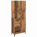 Bufet Pe perete Lemn Vechi 69,5 x 34 x 180 cm Lemn compozit - WALTI WALTI