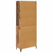 Bufet Pe perete Lemn Vechi 69,5 x 34 x 180 cm Lemn compozit - WALTI WALTI