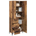 Bufet Pe perete Lemn Vechi 69,5 x 34 x 180 cm Lemn compozit - WALTI WALTI