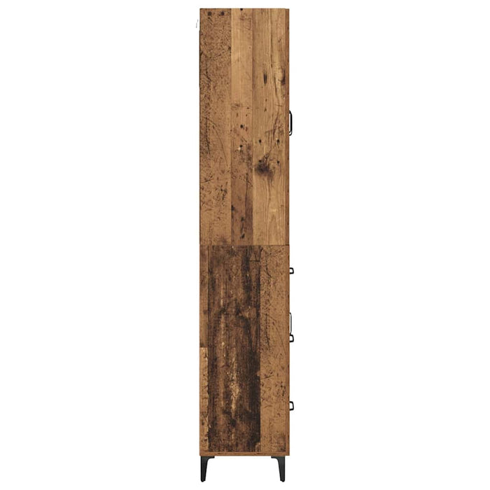 Bufet Pe perete Lemn Vechi 69,5 x 34 x 180 cm Lemn compozit - WALTI WALTI