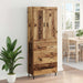 Bufet cu sertar 2 pcs Lemn vechi Lemn compozit - WALTI WALTI