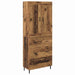 Bufet cu sertar 2 pcs Lemn vechi Lemn compozit - WALTI WALTI