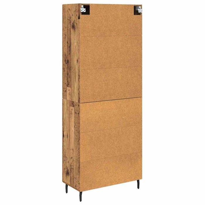 Bufet cu sertar 2 pcs Lemn vechi Lemn compozit - WALTI WALTI
