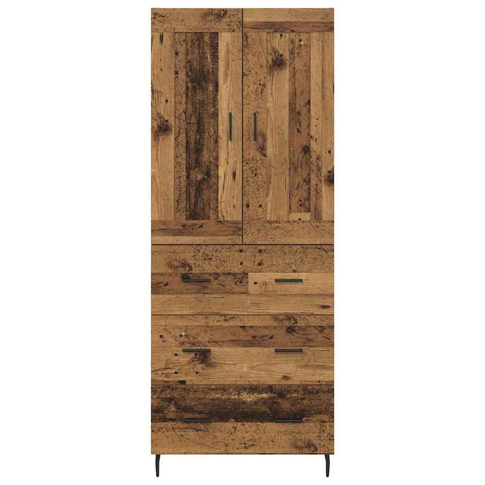Bufet cu sertar 2 pcs Lemn vechi Lemn compozit - WALTI WALTI