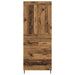 Bufet cu sertar 2 pcs Lemn vechi Lemn compozit - WALTI WALTI