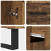 Bufet cu sertar 2 pcs Lemn vechi Lemn compozit - WALTI WALTI