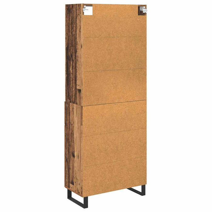 Bufet cu sertar 2 pcs Lemn vechi Lemn compozit - WALTI WALTI