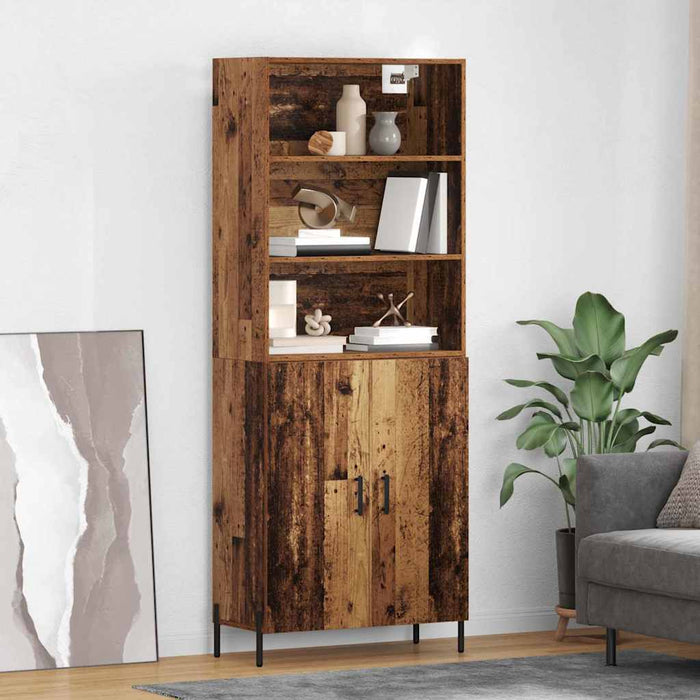Bufet Lemn Vechi 69,5 x 32,5 x 180 cm Lemn compozit - WALTI WALTI