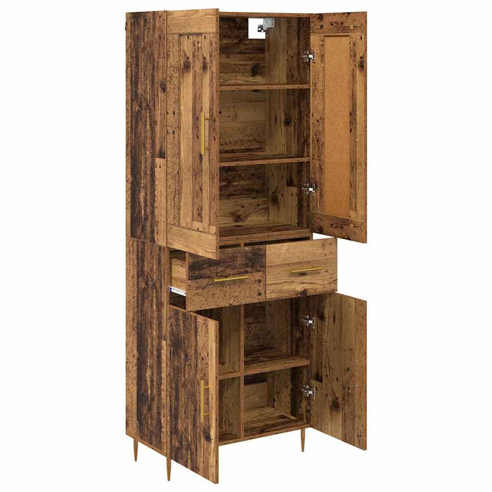 Bufet cu sertar Lemn Vechi 69,5 x 34 x 180 cm Lemn compozit - WALTI WALTI