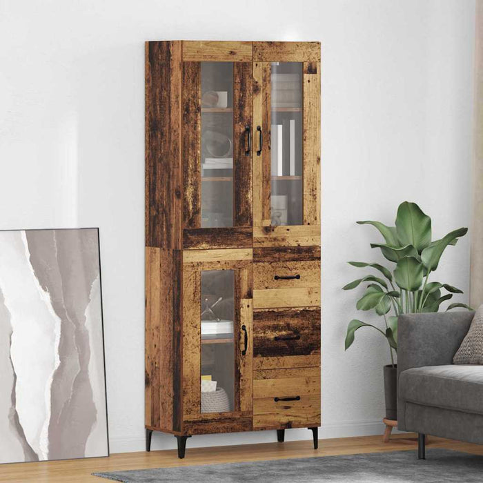 Bufet Pe perete Lemn Vechi 69,5 x 34 x 180 cm Lemn compozit - WALTI WALTI