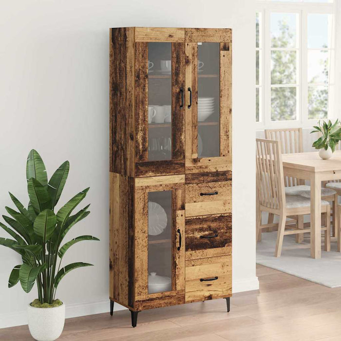 Bufet Pe perete Lemn Vechi 69,5 x 34 x 180 cm Lemn compozit - WALTI WALTI
