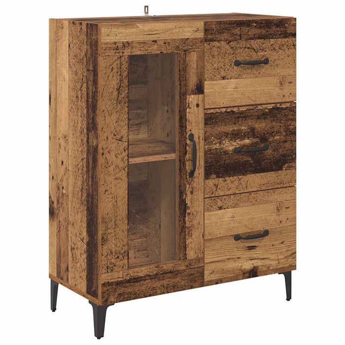 Bufet Pe perete Lemn Vechi 69,5 x 34 x 180 cm Lemn compozit - WALTI WALTI