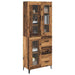 Bufet Pe perete Lemn Vechi 69,5 x 34 x 180 cm Lemn compozit - WALTI WALTI