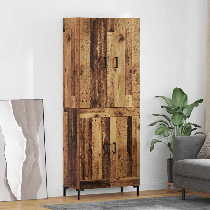 Bufet Pe perete Lemn Vechi 69,5 x 34 x 180 cm Lemn compozit - WALTI WALTI