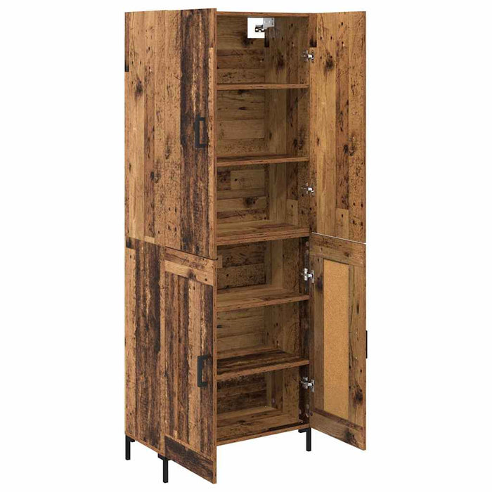 Bufet Pe perete Lemn Vechi 69,5 x 34 x 180 cm Lemn compozit - WALTI WALTI