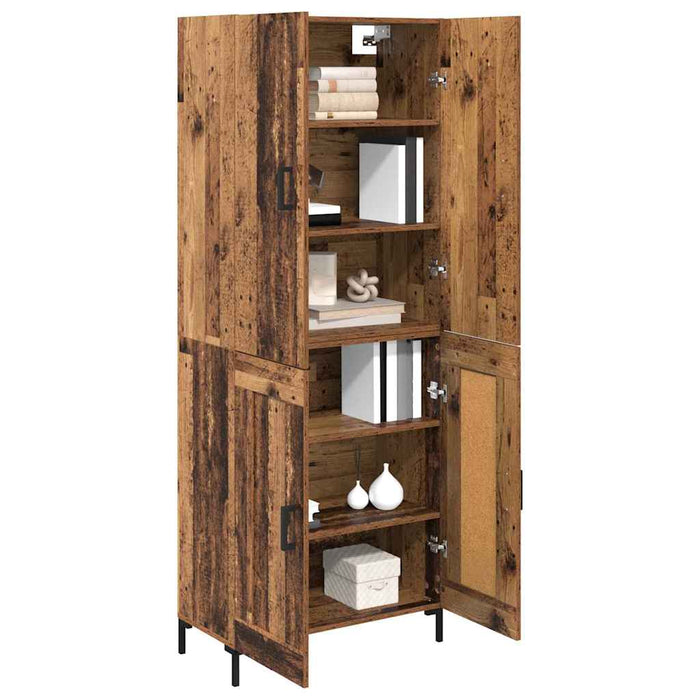Bufet Pe perete Lemn Vechi 69,5 x 34 x 180 cm Lemn compozit - WALTI WALTI