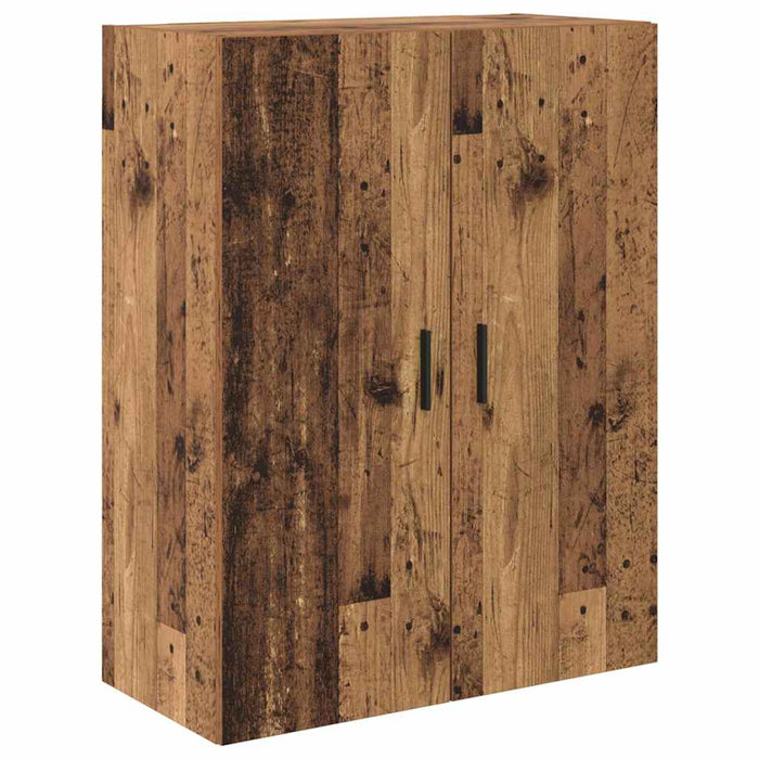 Bufet Lemn Vechi 69,5 x 34 x 180 cm Lemn Stratificat și Sticlă - WALTI WALTI