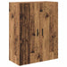 Bufet Lemn Vechi 69,5 x 34 x 180 cm Lemn Stratificat și Sticlă - WALTI WALTI