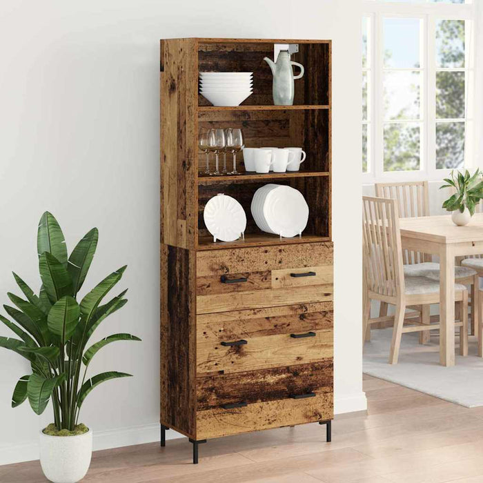 Bufet cu sertar Lemn vechi 69,5 x 34 x 180 cm Lemn compozit - WALTI WALTI