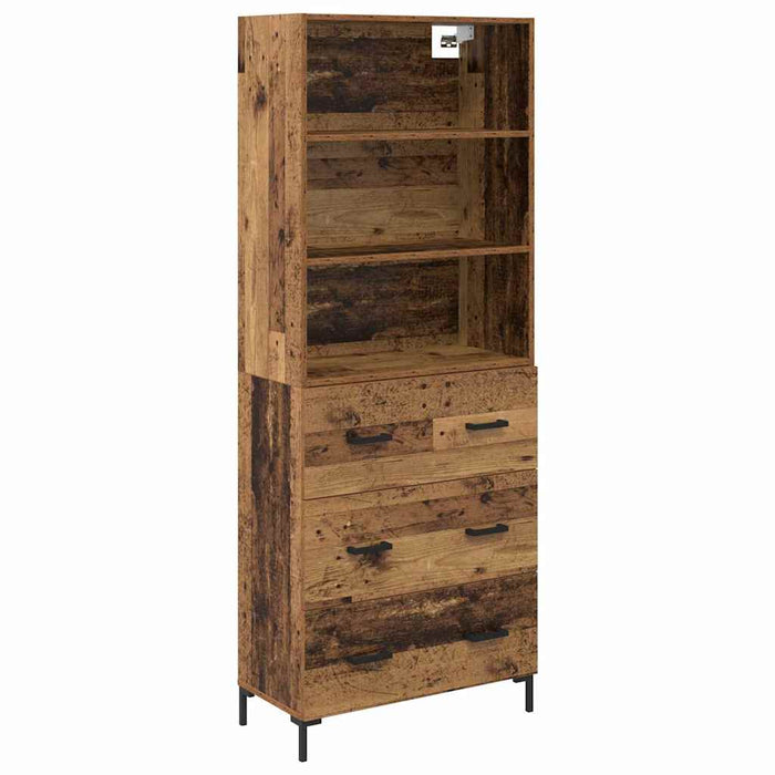 Bufet cu sertar Lemn vechi 69,5 x 34 x 180 cm Lemn compozit - WALTI WALTI