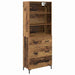Bufet cu sertar Lemn vechi 69,5 x 34 x 180 cm Lemn compozit - WALTI WALTI