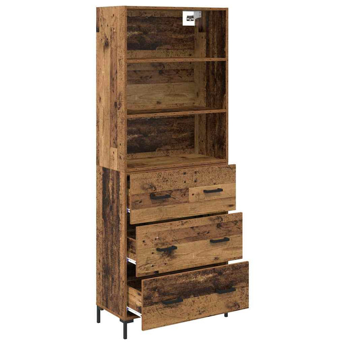 Bufet cu sertar Lemn vechi 69,5 x 34 x 180 cm Lemn compozit - WALTI WALTI
