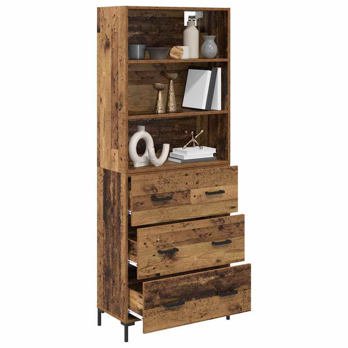 Bufet cu sertar Lemn vechi 69,5 x 34 x 180 cm Lemn compozit - WALTI WALTI