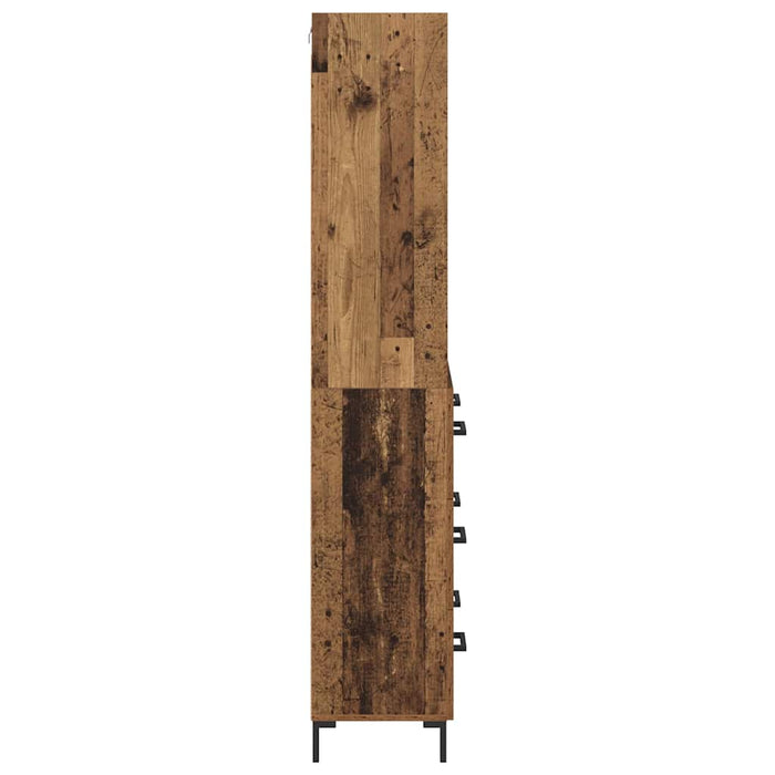 Bufet cu sertar Lemn vechi 69,5 x 34 x 180 cm Lemn compozit - WALTI WALTI