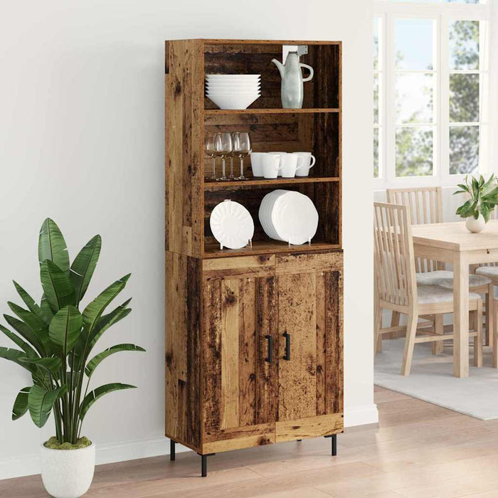 Bufet Lemn vechi 69,5 x 34 x 180 cm Lemn compozit - WALTI WALTI